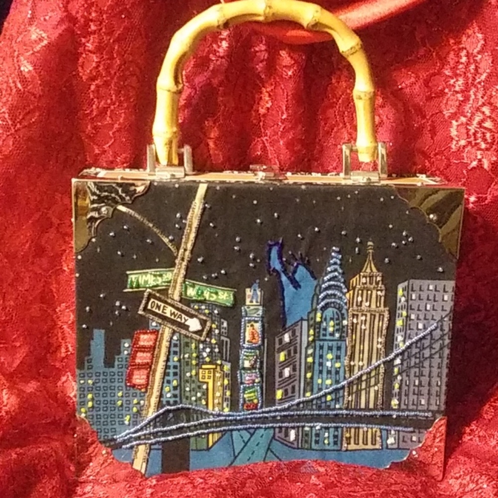Unused Vintage Cigar box turned purse